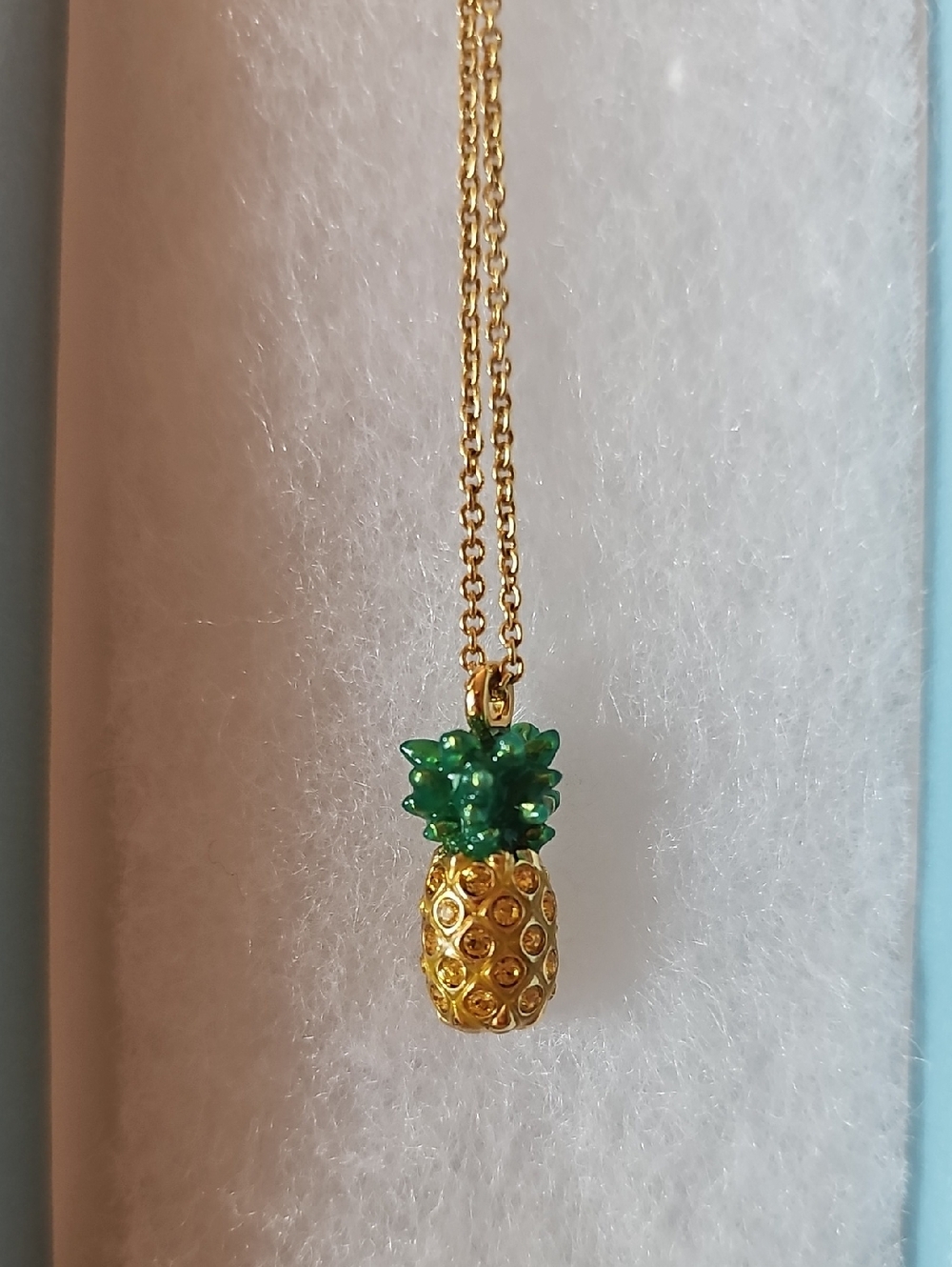 Pineapple Pendant Necklace - Touchstone Crystal